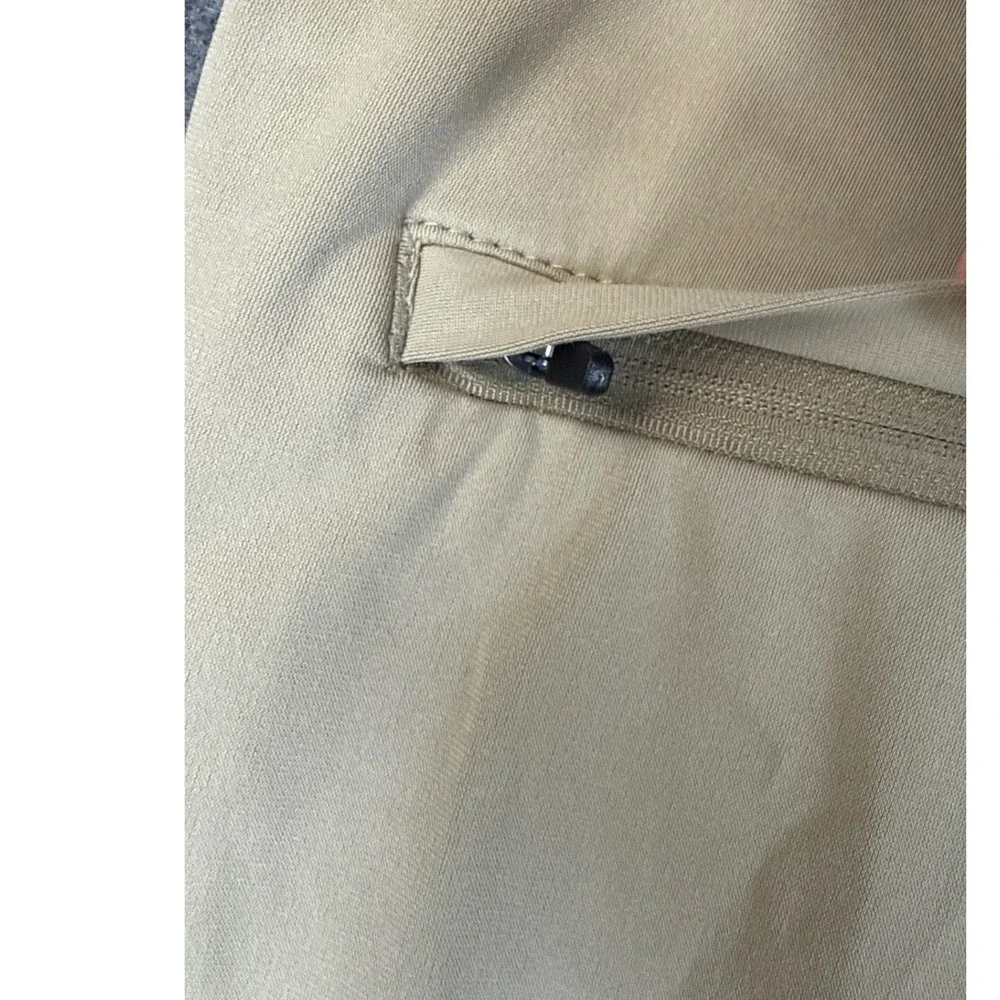 Twillory Performance Pants Mens 36x28 Trim Fit Khaki Golf Technical Fabric Chino
